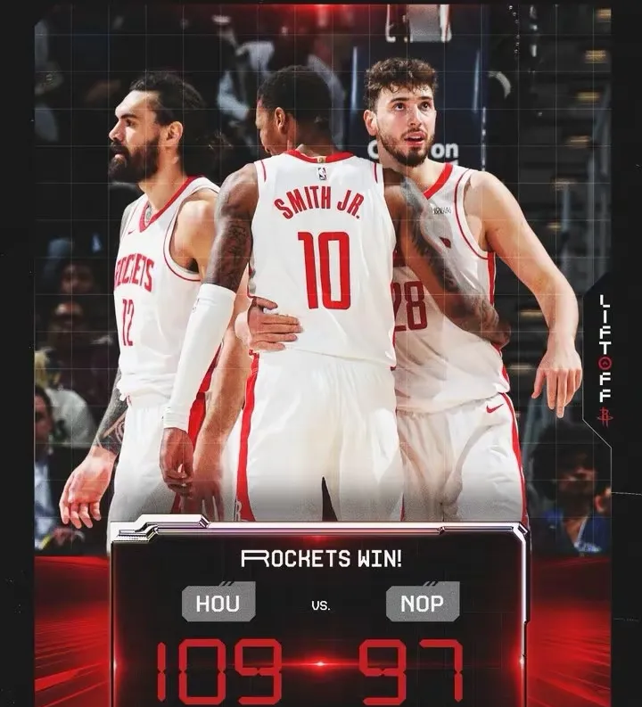 魔术绝杀时刻，火箭点燃赛场，波尔津吉斯迎来胜利！